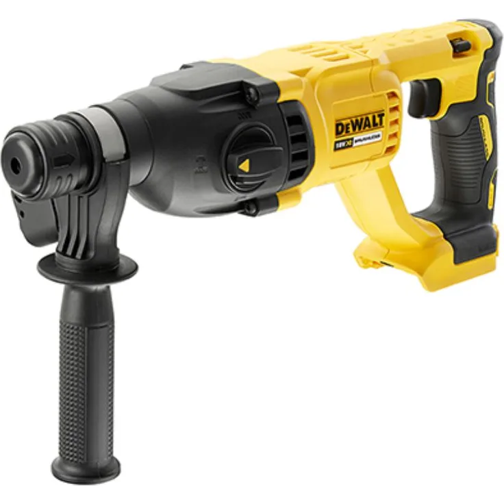 DeWalt SDS-Plus XR Akku-Kombi-Hammer (mit Pneumatik-Hammerwerk und bürstenlosem Motor für diverse Bohranwendungen und leichte Meißelarbeiten, 1x Akkubohrhammer Li-Ion 18 V) DCH133NT