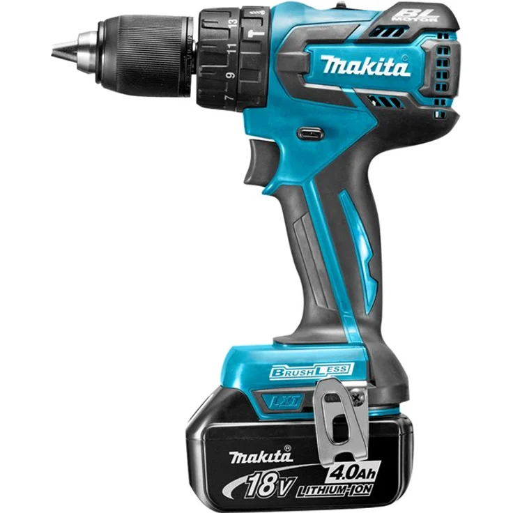 Makita DHP458Y1J Akku-Schlagbohrschrauber 18 V im Makpac mit Akku (1 x 1,5 Ah) ohne Ladegerät – Bild 1