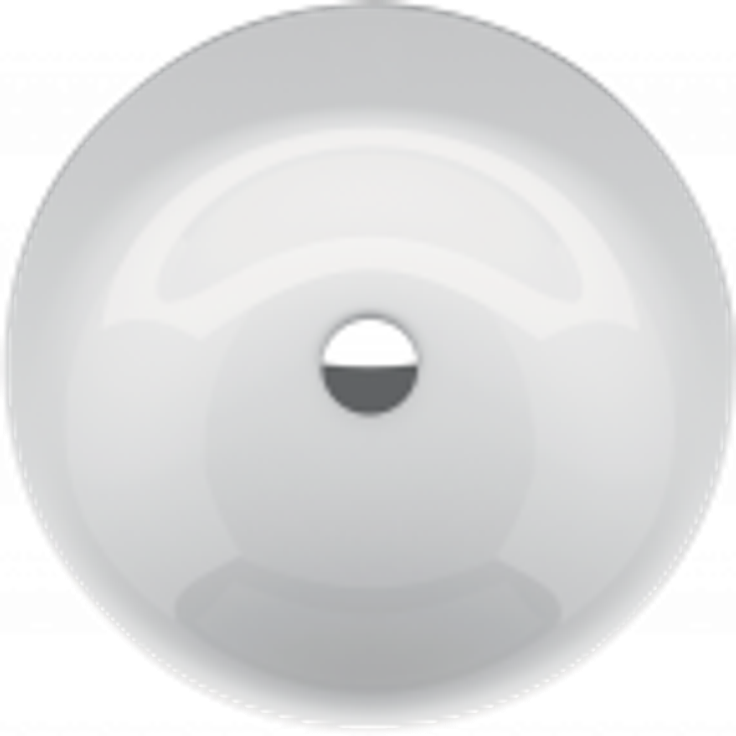 Bette Lux Oval Einbauwaschtisch ohne Hahnloch, A220 500 x 500 mm, Farbe: Weiß - A220-000