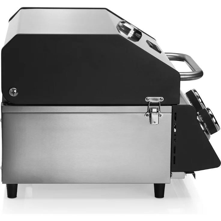 TAINO COMPACT 2.0 S Tischgrill 2 Brenner Gasgrill Edelstahl Kompakt Camping BBQ – Bild 5