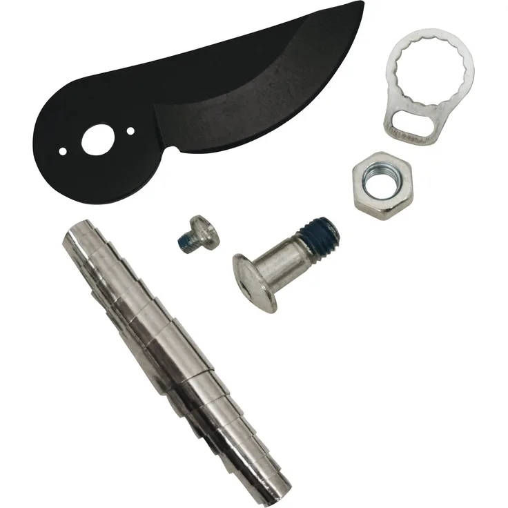 Fiskars Original Ersatz-Klinge, Feder, Schrauben und Sicherheitsring für Fiskars Bypass Gartenschere Pro P90, Schwarz, 1026278