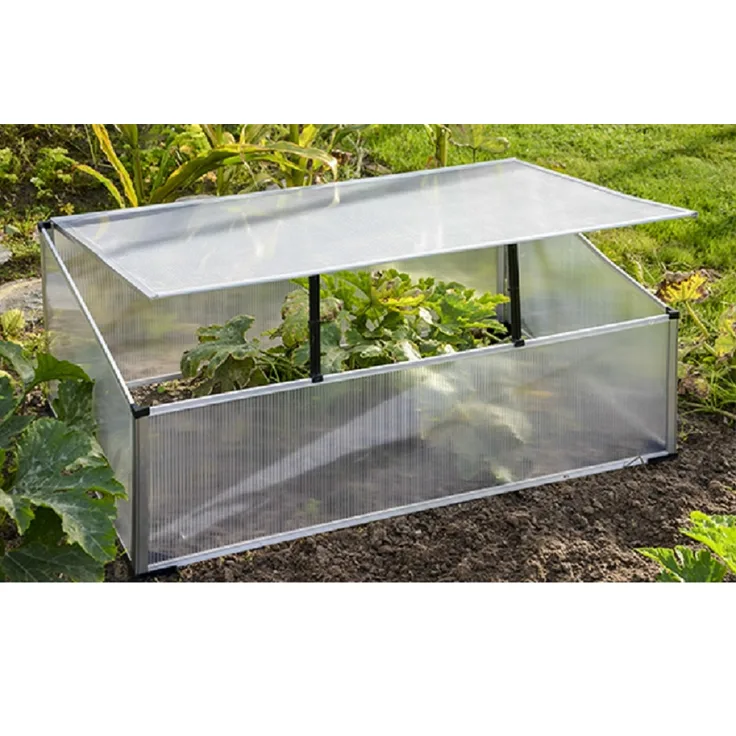 Haushalt International Frühbeet Aluminium 100x60x40 cm, Stecksystem