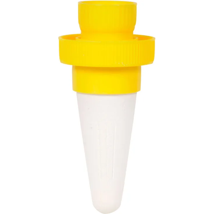 Wiltec - Hozelock AQUASOLO Bewässerungskegel 4stk, Größe L, Gelb, für Töpfe bis 45-60cm