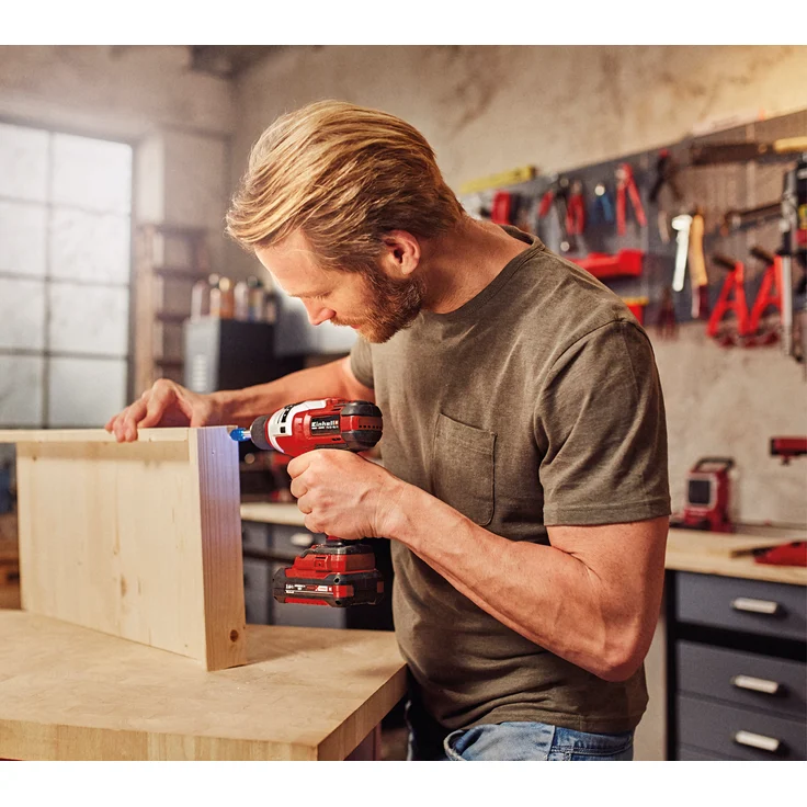 Einhell Akkuschrauber TE-CD 18 Li E Solo Power X-Change PXC (Li-Ion, 18 V, 2 Gang, 47 Nm, elektronische Drehmomentvoreinstellung, LED Licht, ohne Akku und Ladegerät) – Bild 8
