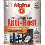 Alpina Metallschutz-Lack Anti-Rost 750 ml, weiß, matt