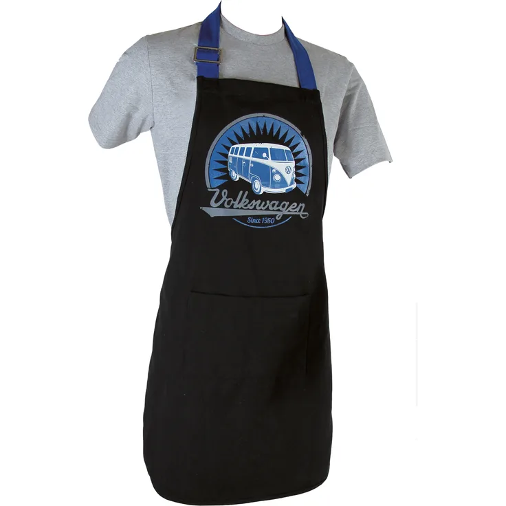 VW Bulli T1 Grillschürze Vintage Logo schwarz