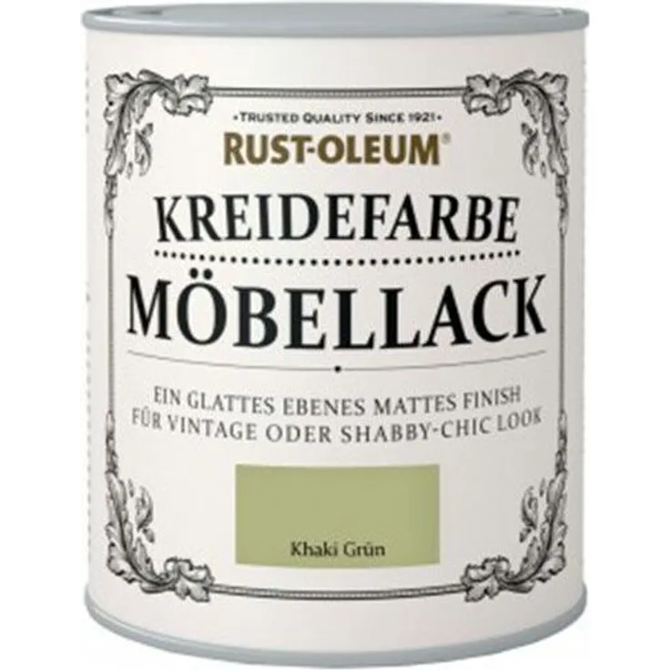 Kreidefarbe Möbellack 750ml Khaki Grün - size please select - color Khaki Grün - Khaki Grün - Rust-oleum