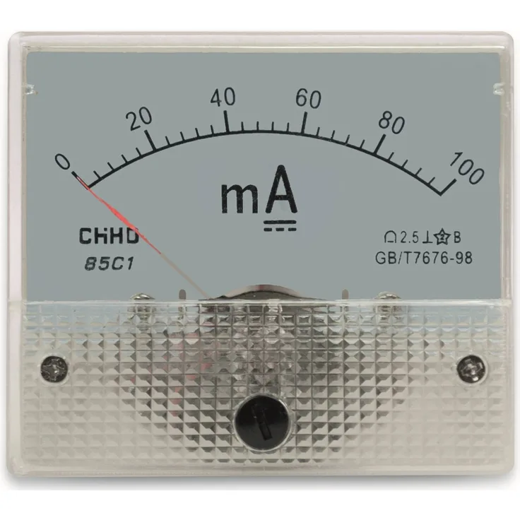 Einbau-Messinstrument, 0...100 mA-
