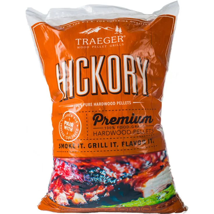 Traeger Hartholz Pellets Hickory, 9 kg Beutel