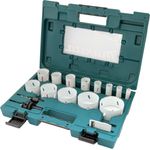 Makita D-63993 Bi-Metall Lochsägen-Set 16tlg 40 mm Länge Zentrierbohrer