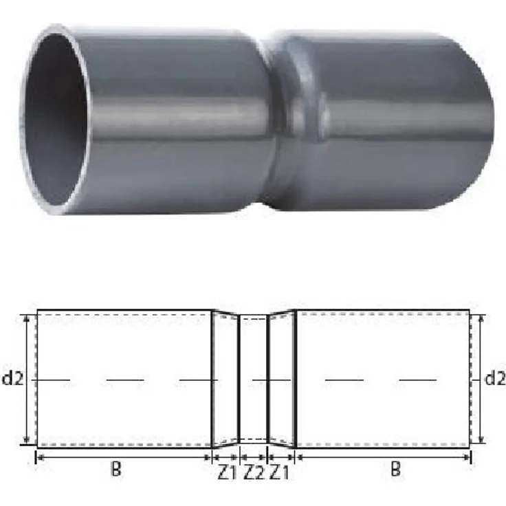 AstralPool Poolflex Klebemuffe 2 x 50mm für Poolschlauch Poolflex