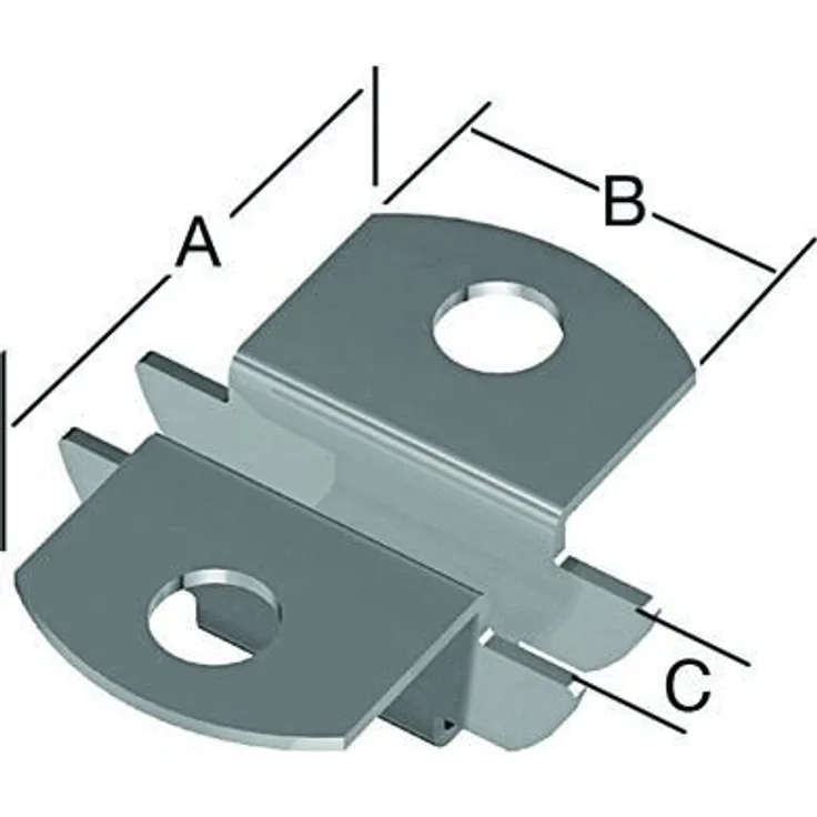 Einsteckhalter 30 x 15 mm