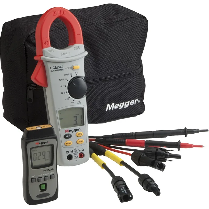 Megger PVK330 Photovoltaik-Multimeter Stromzange digital CAT III 600 V Anzeige Counts