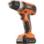 AEG BS12G3LI-152C Bohrschrauber mit 1,5 Ah Akku und Ladegerät, 12 V, 10 mm Bohrfutter, mit Koffer-BS12G3LI-152C