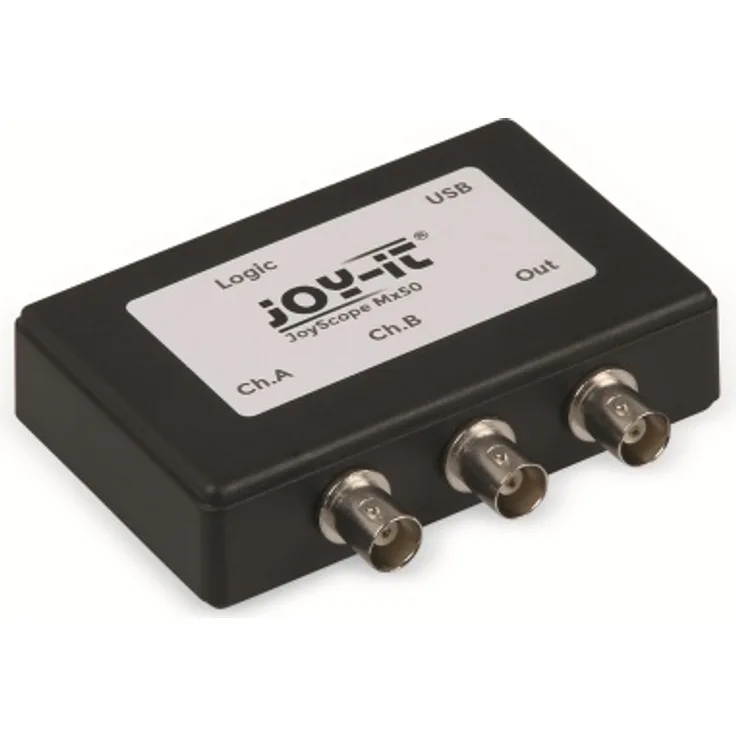 JOY-IT USB-Oszilloskop ScopeMega50, 2-Kanal, 48 MHz