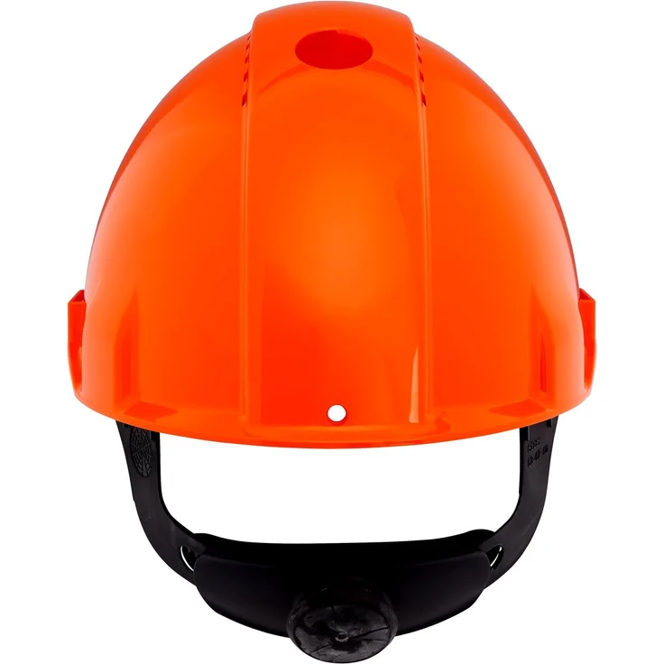 3M Peltor Schutzhelm G3000, G30NUO, mit 3M Uvicator Sensor, ABS, mit Schweißleder und Ratschensystem, belüftet, orange