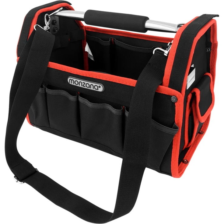 Werkzeugtasche Montagetasche Werkzeugbox Werkzeugkasten Werkzeug Schultergurt L 33 cm – Bild 1