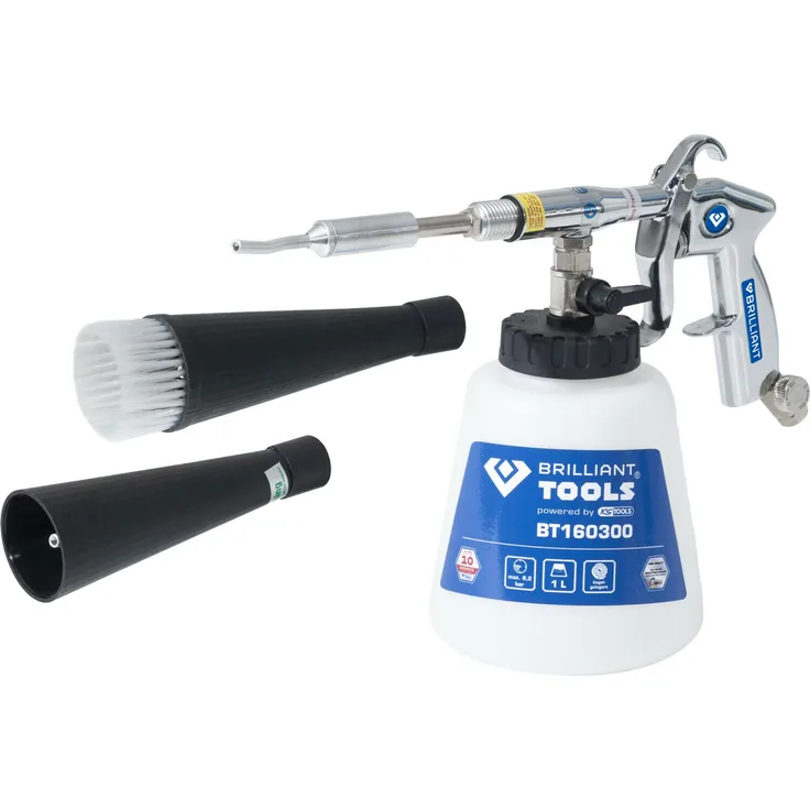 KS Tools Druckluft-Reinigungspistole inkl. Zubehör