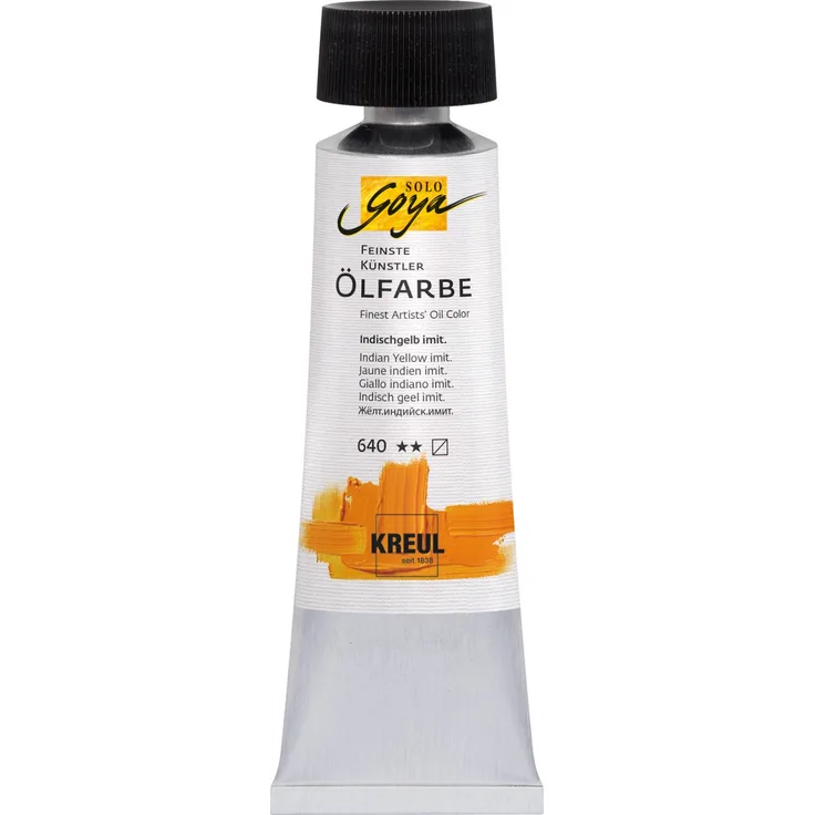 Kreul - Kreul Solo Goya Feinste Künstler Ölfarbe silber, 55 ml - silber