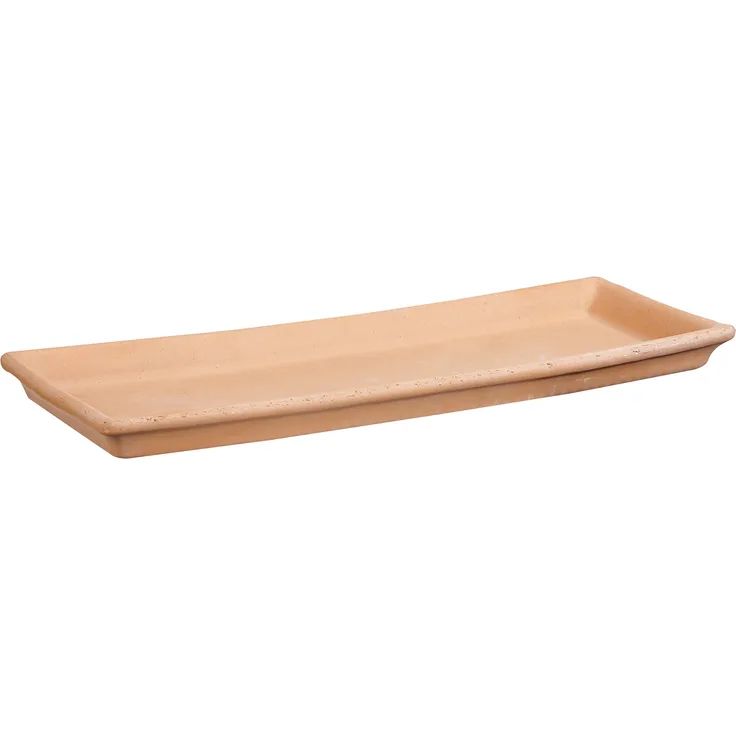 Westerwälder Blumentopf-Fabrik Spang BBU Untersetzer rechteckig, silikonisiert, 52 x 20 x 3,6 cm, antiqua