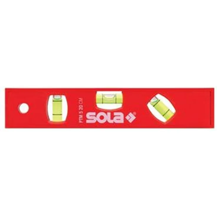 SOLA Torpedo-Wasserwaage PTM 5 mit Magnetstreifen