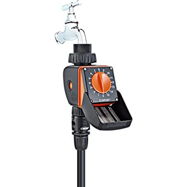 Claber 53922 8422 Aquauno Logica Programmierer, Schwarz-Orange