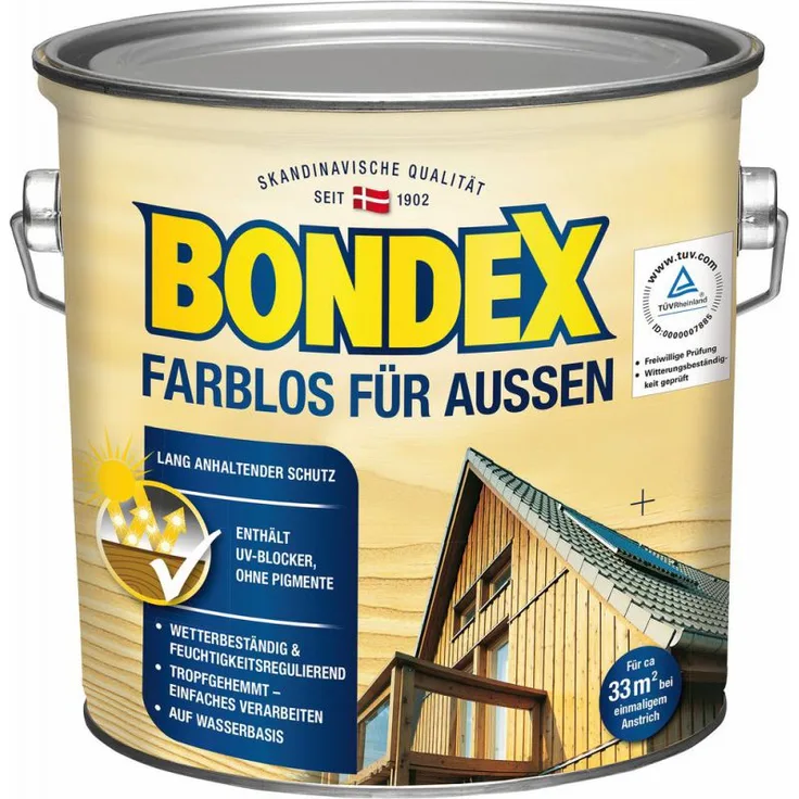 Bondex Farblos für Außen Farblos 2,50 l - 330032