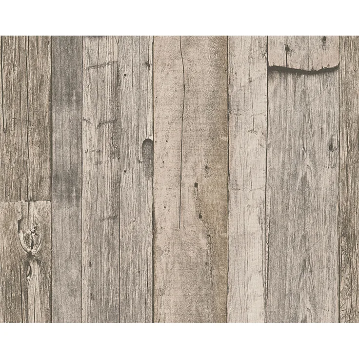 AS Creation Holz Vliestapete Best of Wood`n Stone 2nd Edition, Braun, Tapete Holzoptik