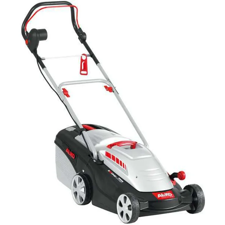 AL-KO Elektro-Rasenmäher 34 E Comfort - 34 cm Schnittbreite, 1.200 W Motorleistung, für Rasenflächen bis 300 m², Schnitthöhe 6-fach verstellbar, 37 l Fangkorb