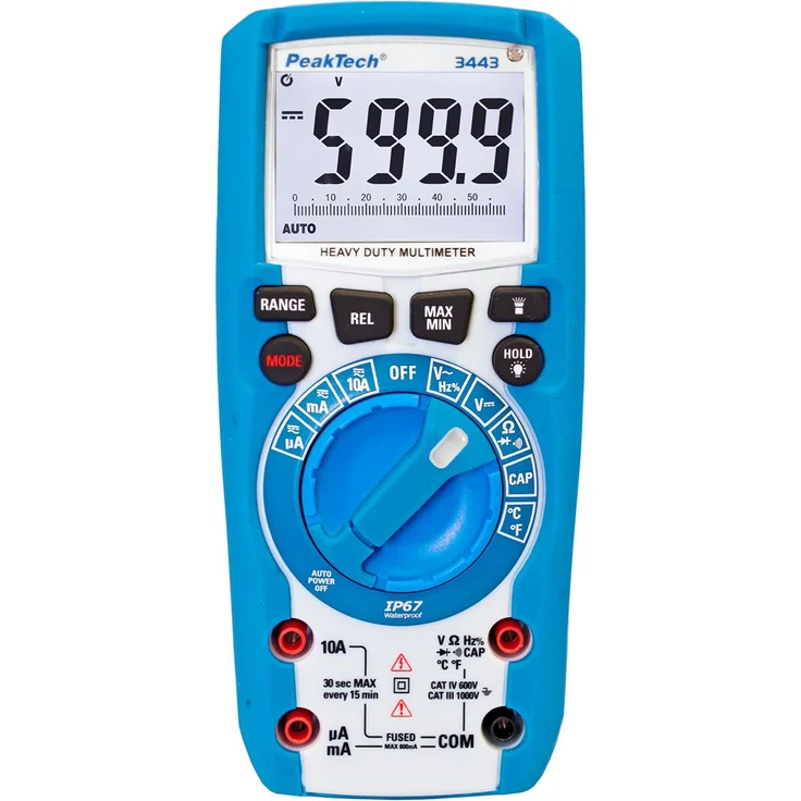 PeakTech 3443 - Multimeter digital 6000 Counts IP67 – Bild 1