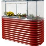 Vitavia Abdeckung für Hochbeet, Größe L Kunststoff transparent