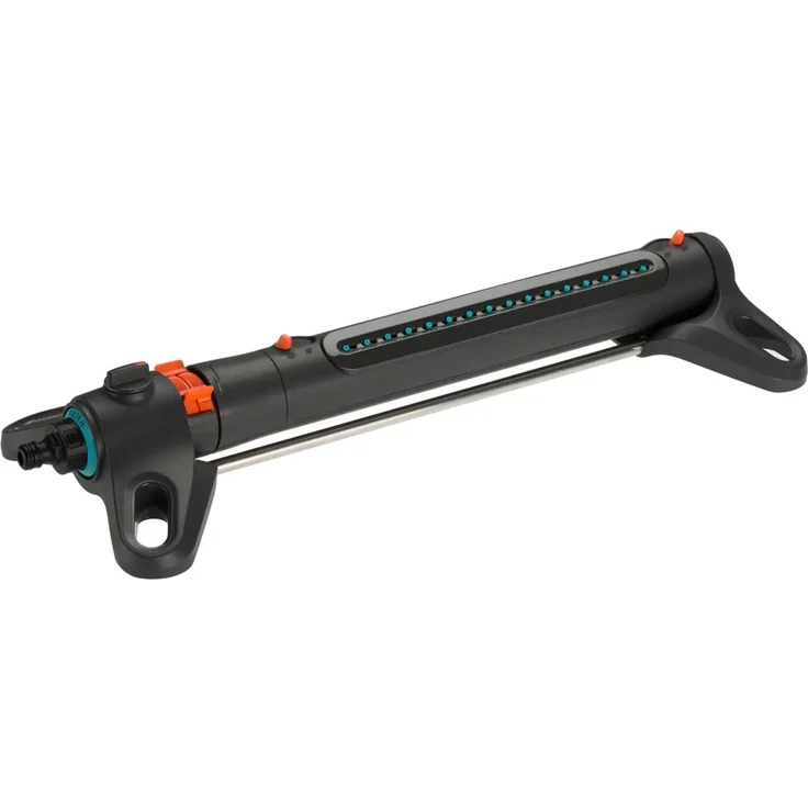 GARDENA Viereckregner AquaZoom M - Regner zur Bewässerung von Flächen von 9-250 m², Reichweite 3-18 m, Sprengweite 3-14 m, integrierter Metallfilter  (18712-32) – Bild 1