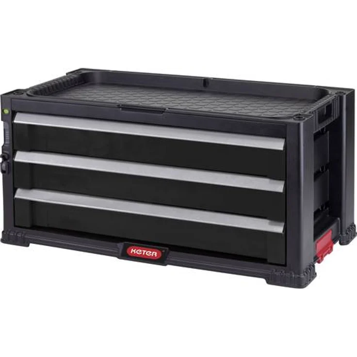 Keter Werkzeugwagen mit 3 Schubladen, 59 x 29 x 26 cm – Bild 1