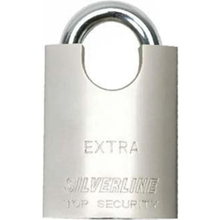 Silverline 260329 Vorhängeschloss mit Bügelschutz 70 mm