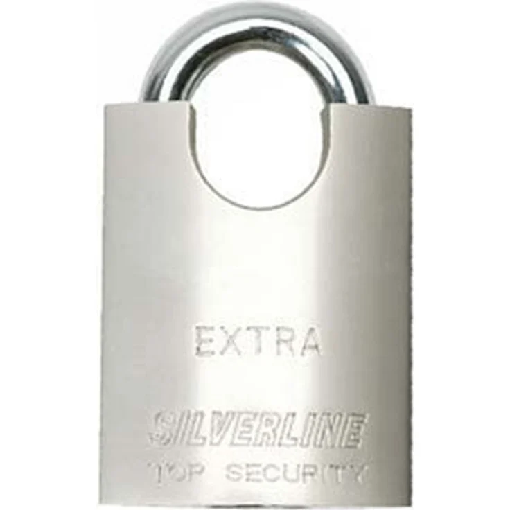 Silverline 260329 Vorhängeschloss mit Bügelschutz 70 mm – Bild 1