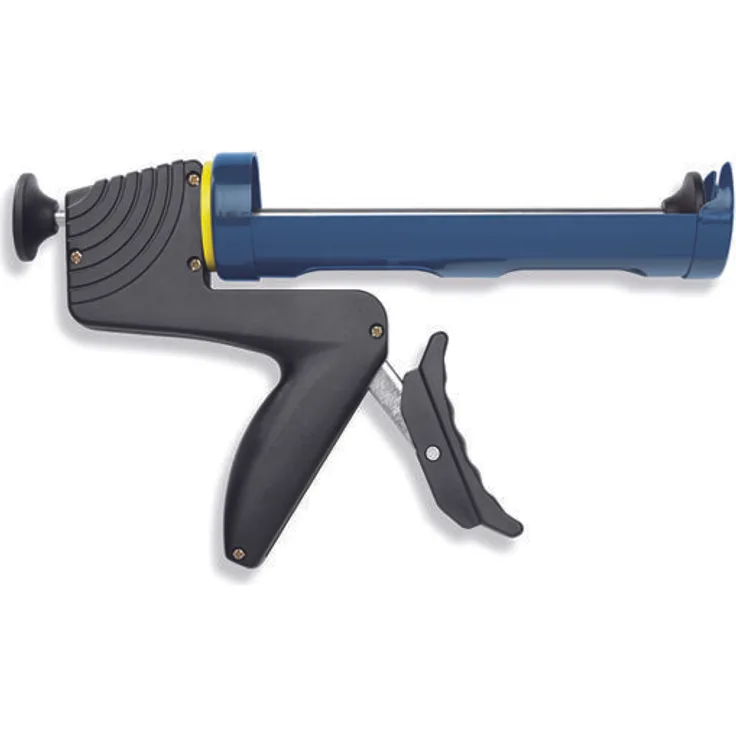 Colorus Profi Kartuschenpresse 310 ml | Kartuschenpistole halboffen mit drehbarem Griff | Silikonpresse mit langem Hebel für optimale Anwendung |