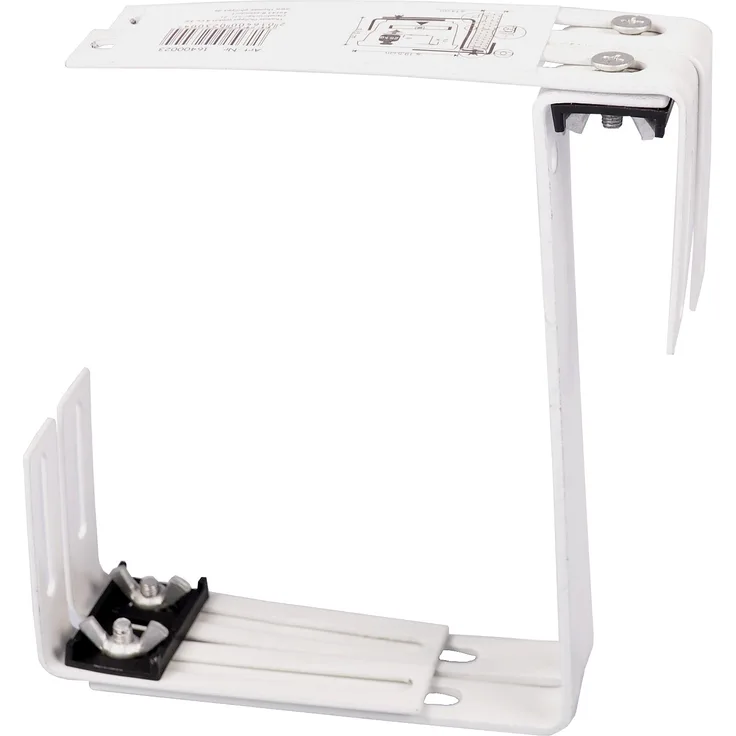Balkonkastenhalter 2er-Set Blumenkastenhalter Balkonkastenhalterung Balkonkasten weiss