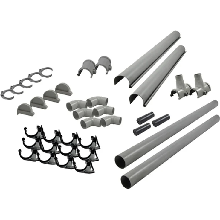 Dachrinne für Gartenhäuser, PVC 4010090056456