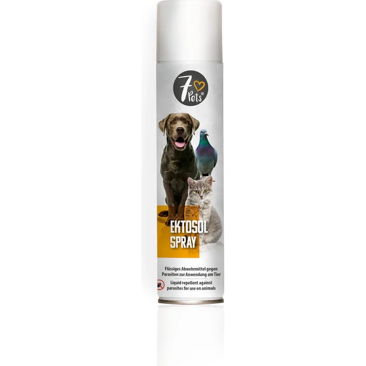 7pets Ektosol Spray gegen Parasiten zur Anwendung am Tier - 250 ml