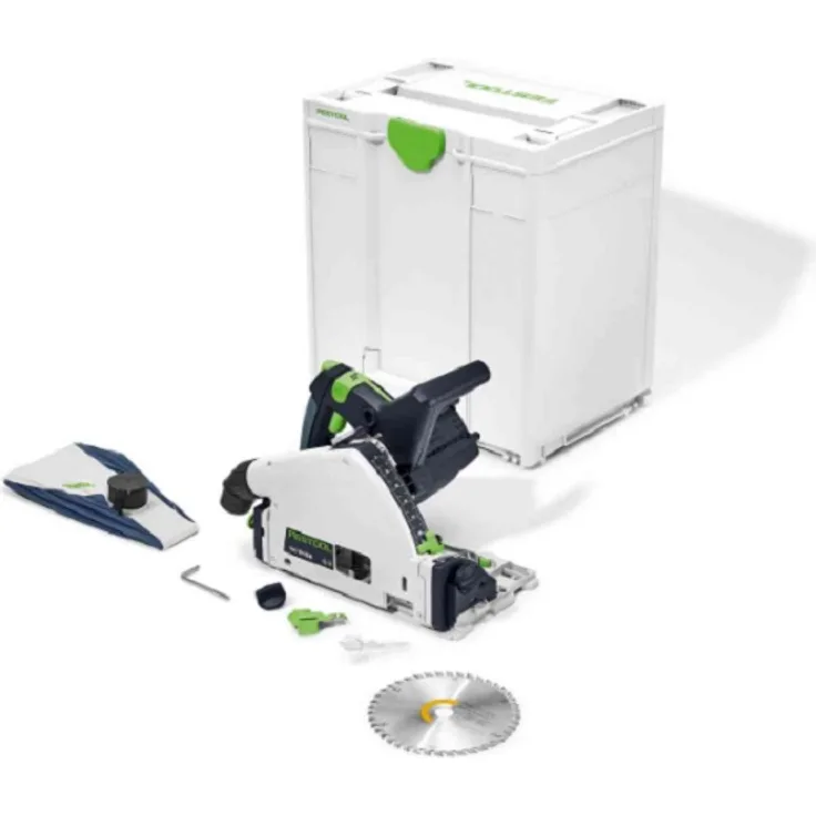 Festool TSC 55 KEB-Basic Akku-Tauchsäge 18/36V Brushless 160mm + Zubehör + Koffer - ohne Akku - ohne Ladegerät