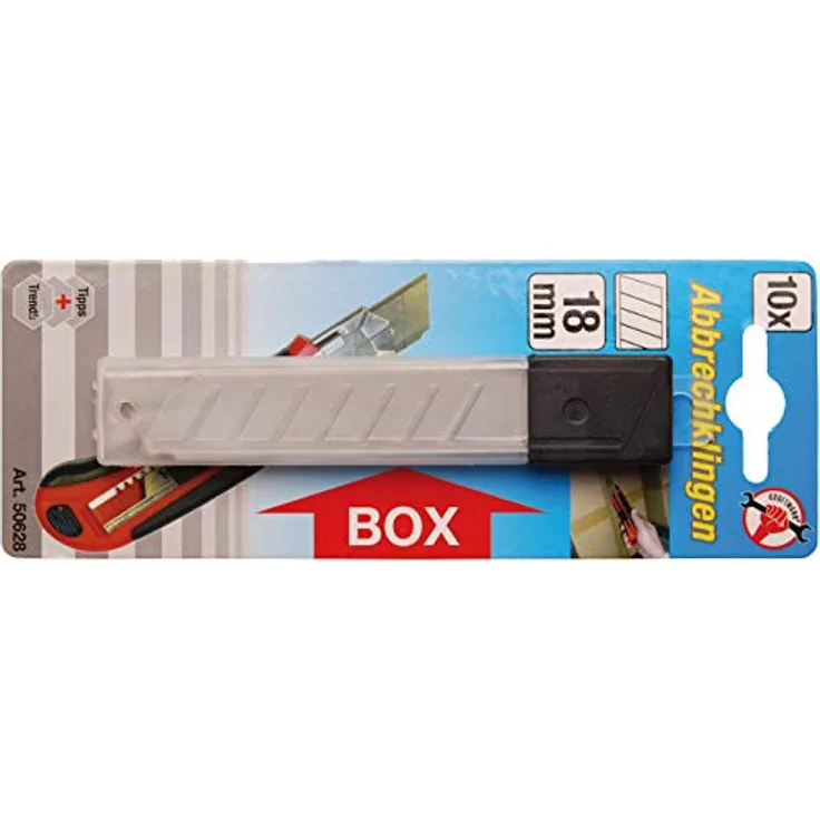 Kraftmann 50628 | Klingen für Cuttermesser | 18 mm | 10-tlg.