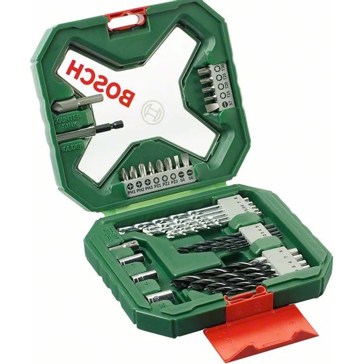 Bosch 34tlg. X-Line Classic Schrauber und Bohrer Set (Holz, Stein und Metall, Zubehör für Bohrmaschinen) – Bild 1