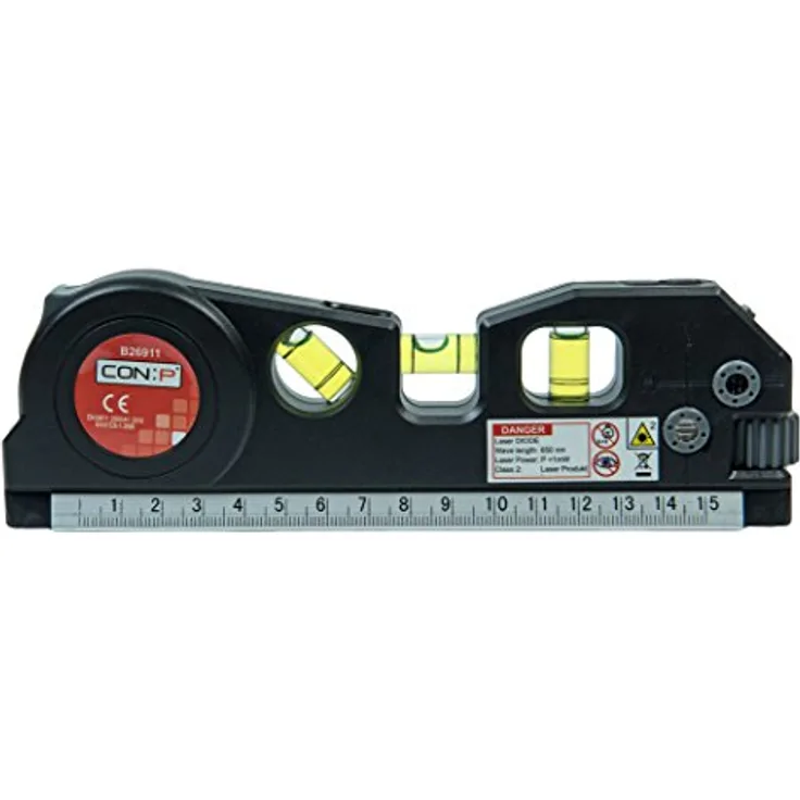 CON:P B26911 Laserwasserwaage mit Rollband