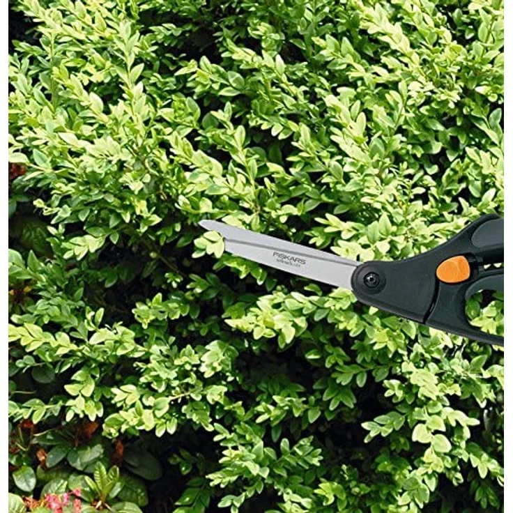 Fiskars Buchsbaumschere, Länge 26 cm, Hochwertige Stahl-Klingen-Kunststoff, Schwarz-Orange, S50, 1000557 – Bild 3