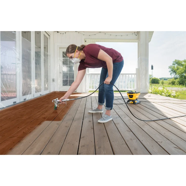 WAGNER Airless Farbsprühsystem Control 150 M für Wandfarben, Lacke, Lasuren, Holz- & Korrosionsschutz im Innen- & Außenbereich, 0-900 ml pro min, 110 bar, Behältervolumen 5500 ml, Schlauch 7,5 m – Bild 2