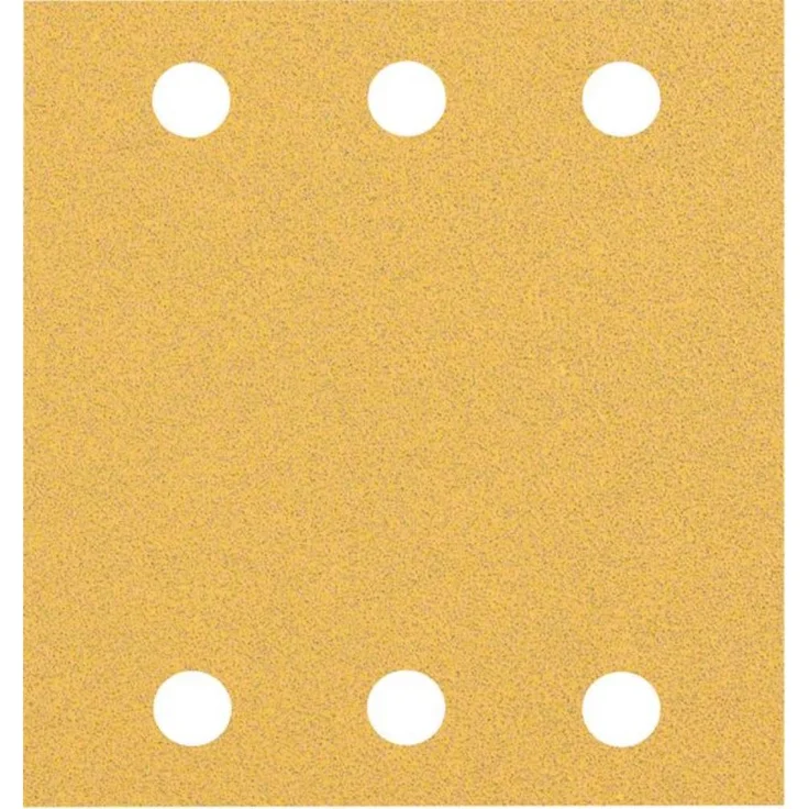 Expert C470 Schleifpapier mit 6 Löchern für Schwingschleifer, 115 x 107 mm, G 80, 10-tlg.