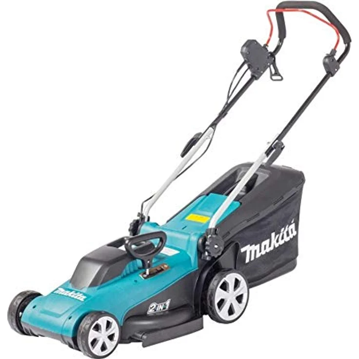 Makita ELM3720X ELM3720, 240 V, 37 cm Schnittbreite, Elektro-Rasenmäher, 1400 Watt Leistung, 40 l Fangkorbvolumen – Bild 1