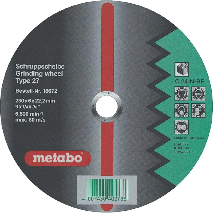 Metabo Flexiamant Super Stein C 24-N 125 x 6 x 22,23 mm (6.16731.00)