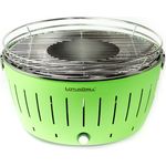 LotusGrill XL Holzkohlegrill Limettengrün G-GR-435P (D 40,5cm) mit USB Anschluss