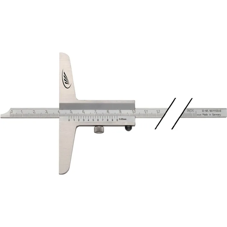 Tiefenmessschieber 862 200mm ger.Schiene 8x3mm H.PREISSER